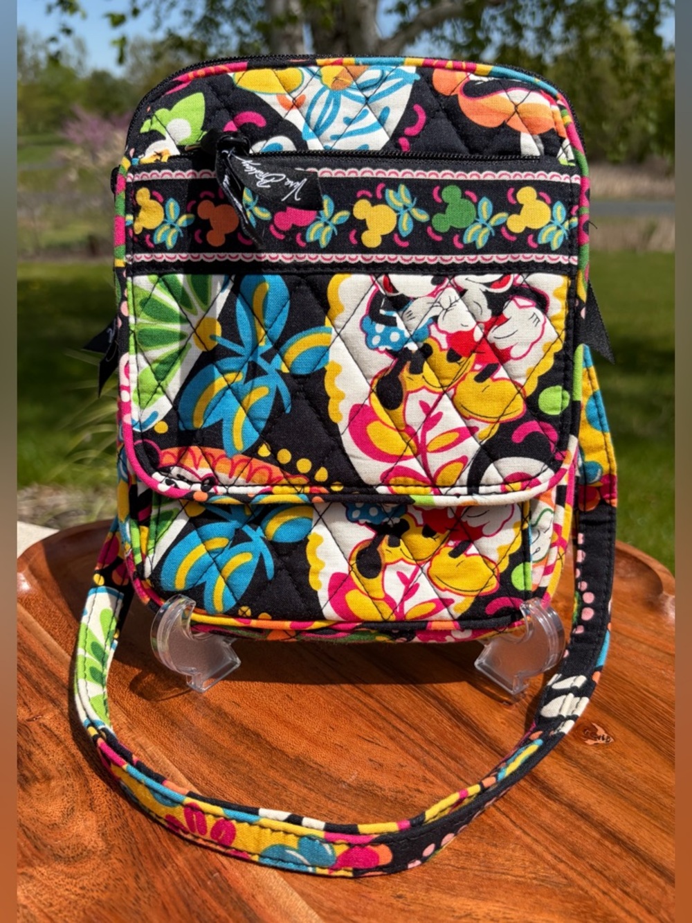 Disney Parks Vera Bradley Mini Hipster Crossbody “Midnight with Mickey” Like New